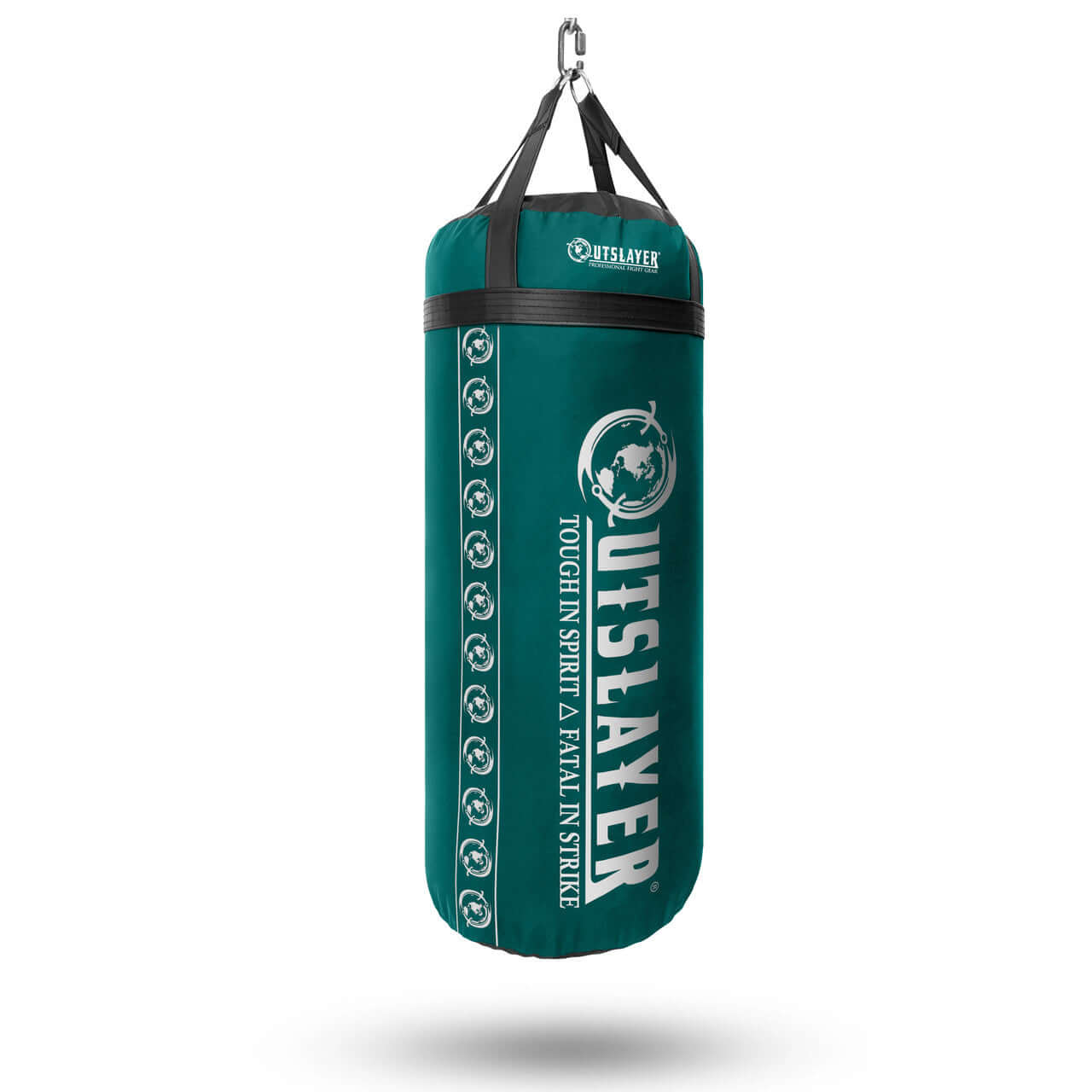 Outslayer dark green and black heavy punching bag