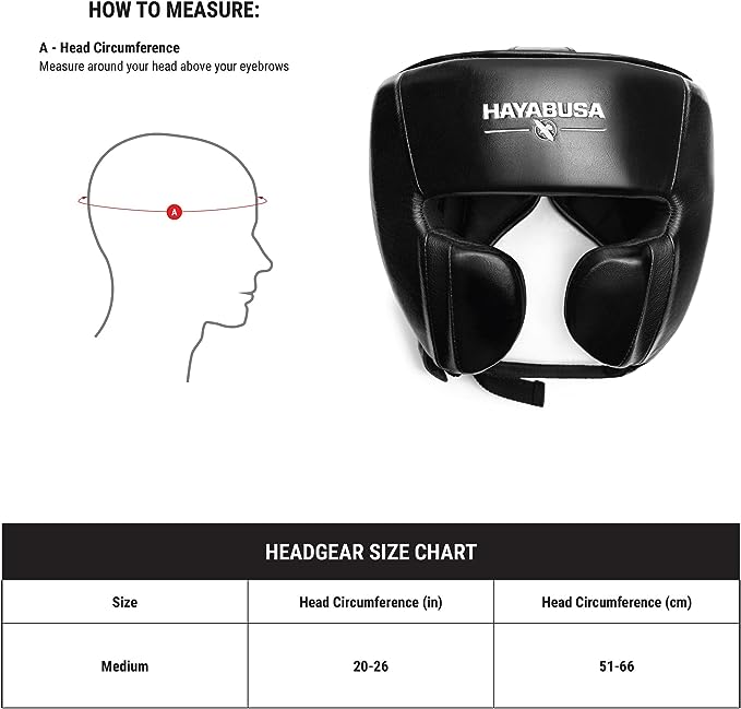 Hayabusa Pro Leather Boxing Headgear