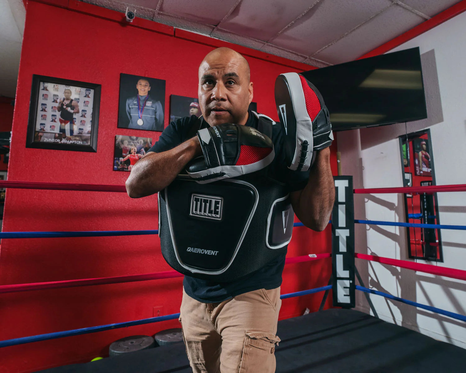 TITLE Boxing Aerovent Elite Körperschutz