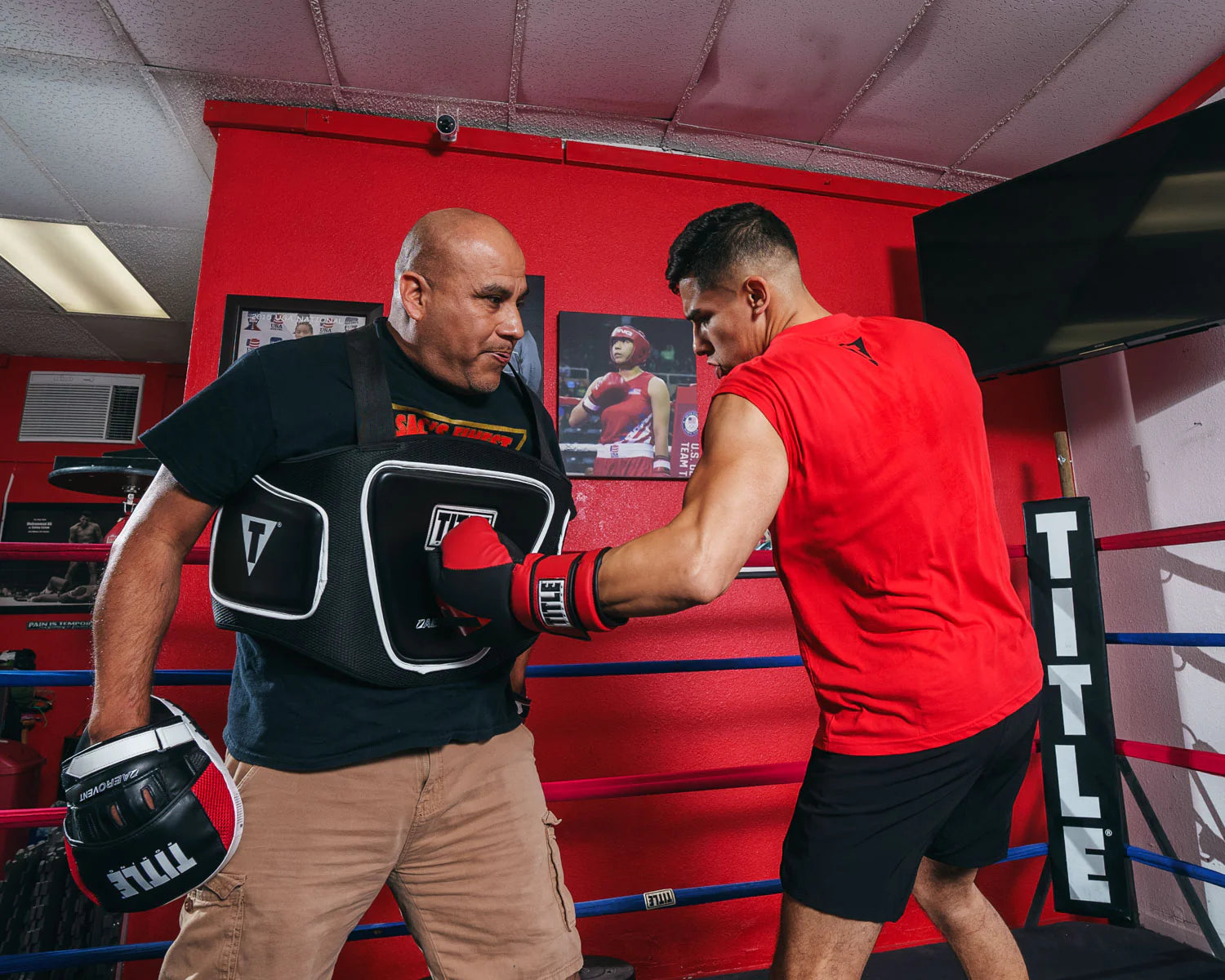 TITLE Boxing Aerovent Elite Körperschutz