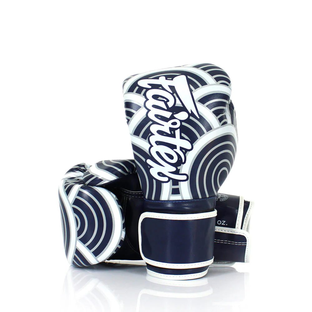Fairtex Microfiber Gloves - Art Collections - Blue Wave