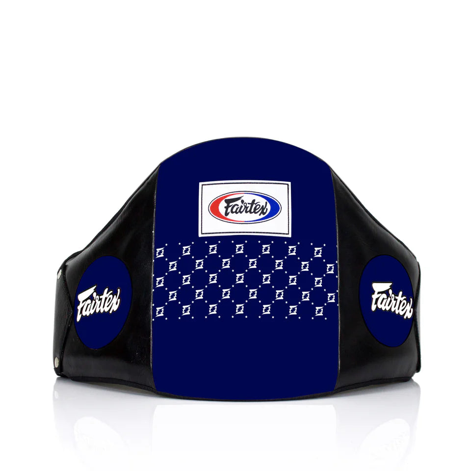 Fairtex BPV1 Standard Leather Belly Pad – Hook & Loop Waist Wrap