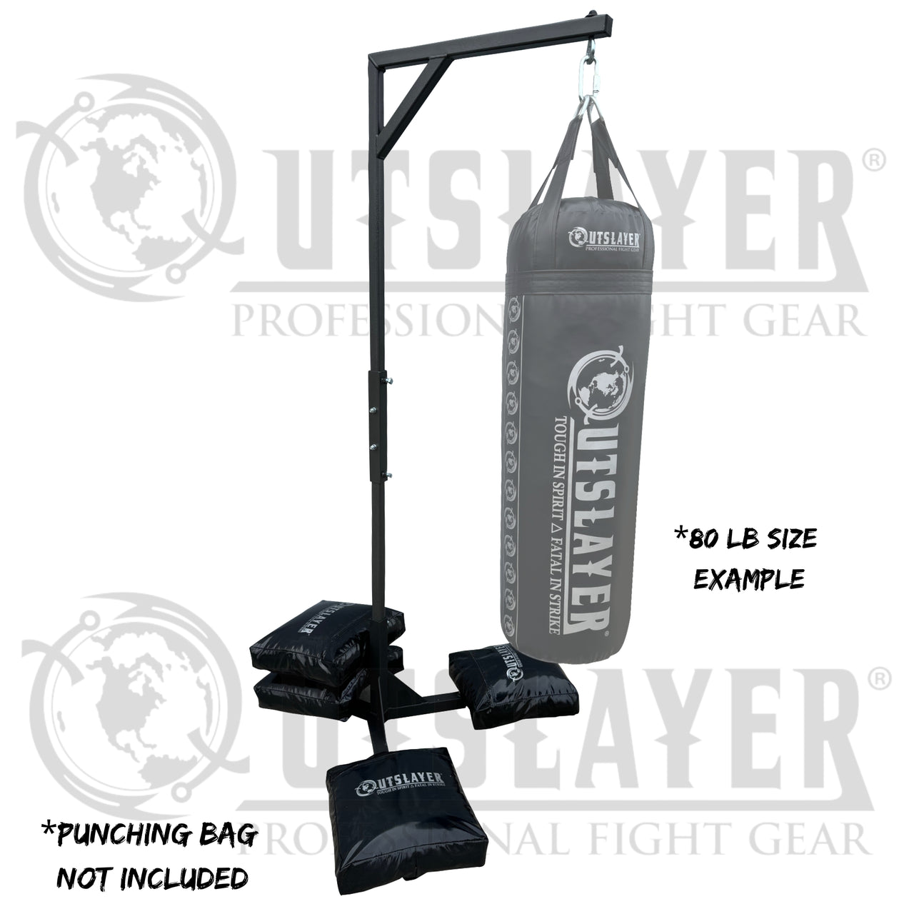 Outslayer Pro Boxing Bag Stand, 6'8"