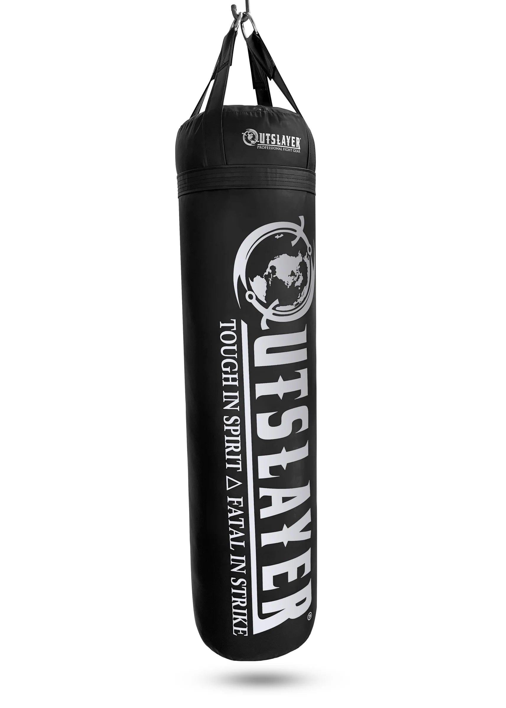 Outslayer 100 lb Heavy Boxing Bag – Full Black Finish