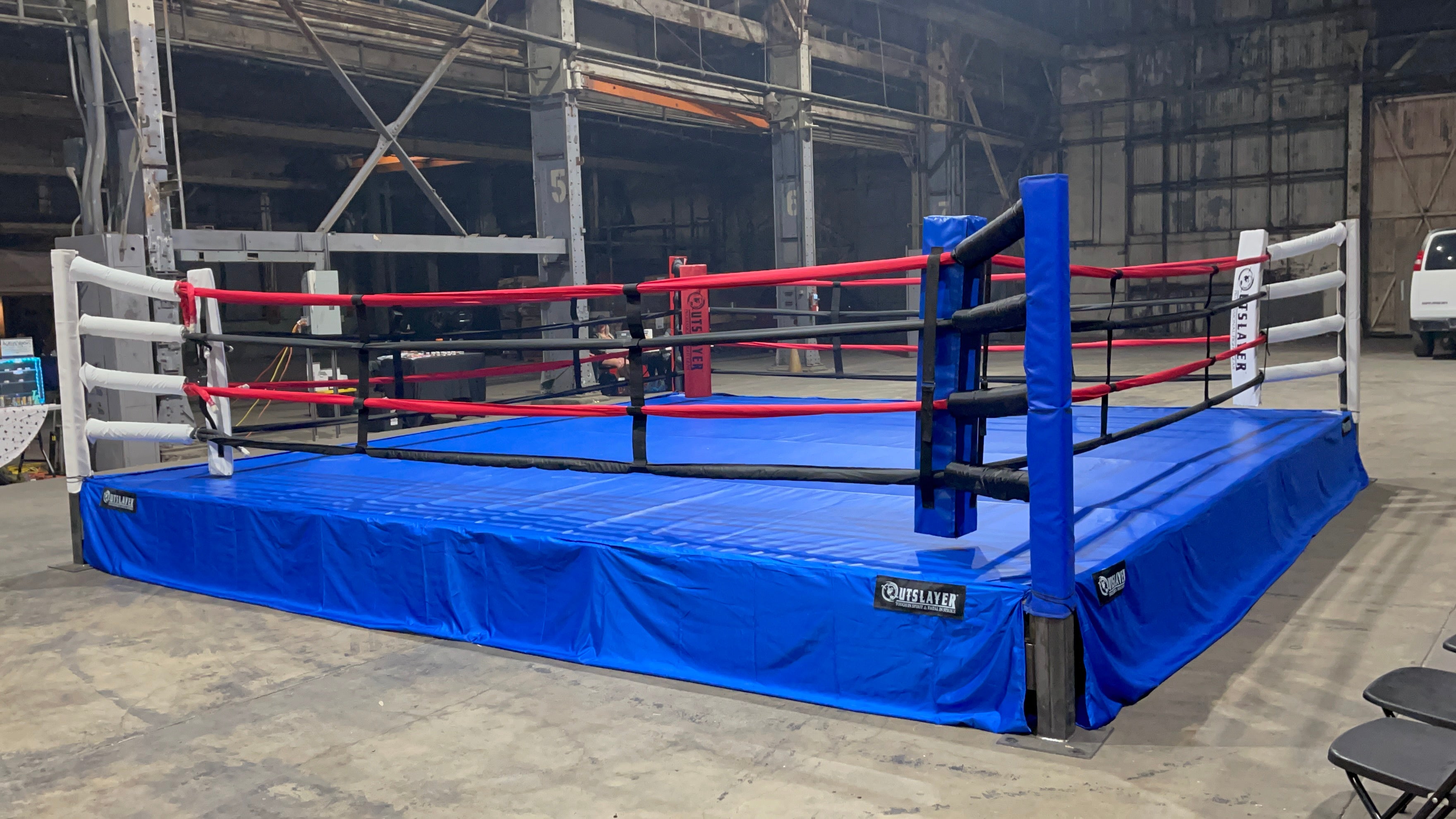 Outslayer Professional Drop-N-Lock Lowboy Boxing Ring