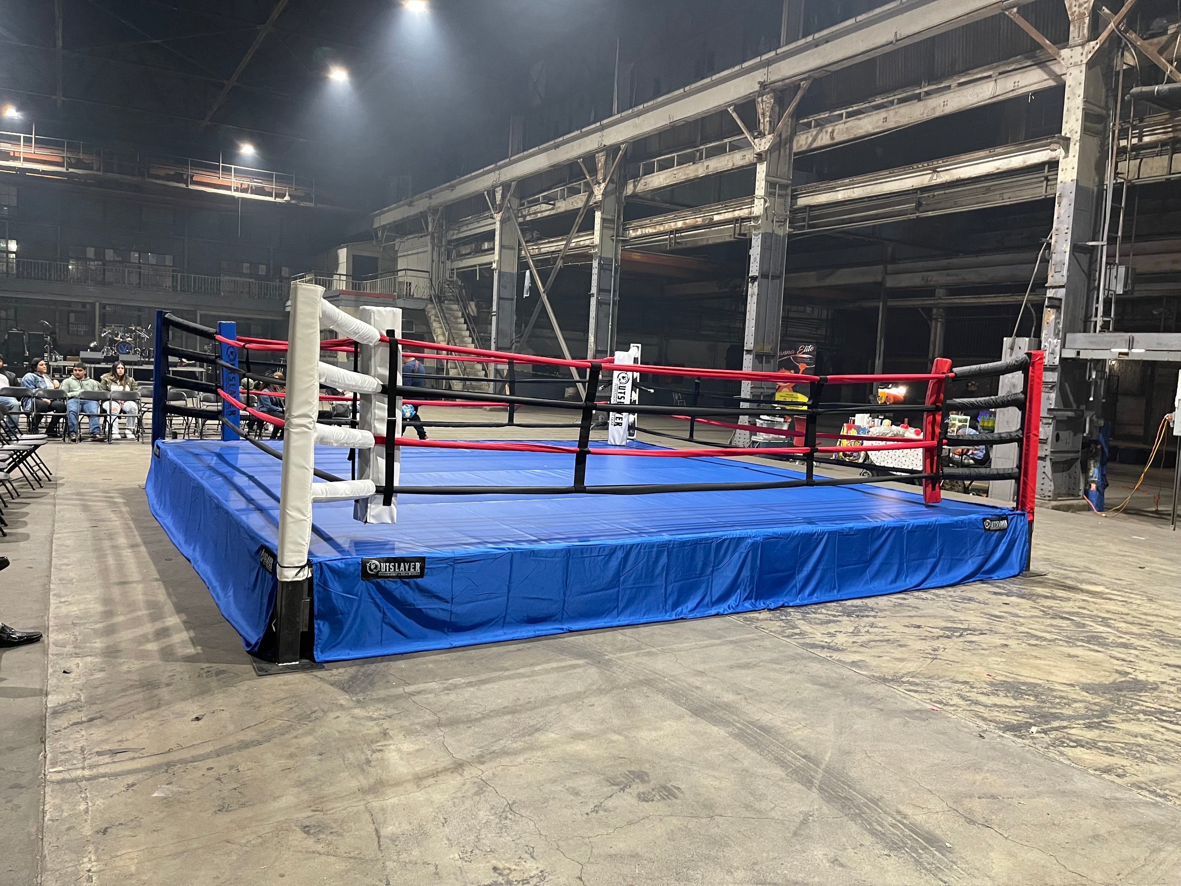 Outslayer Professional Drop-N-Lock Lowboy Boxing Ring