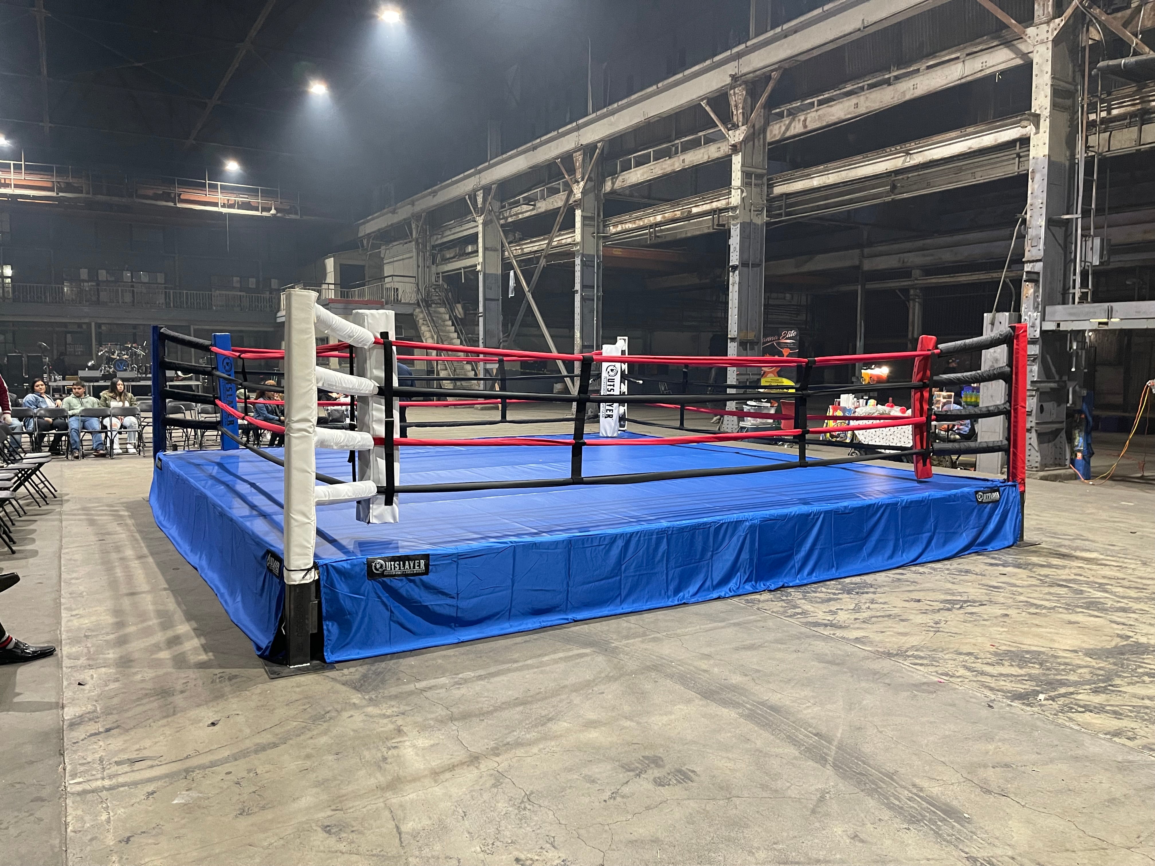Outslayer Professional Drop-N-Lock Lowboy Boxing Ring