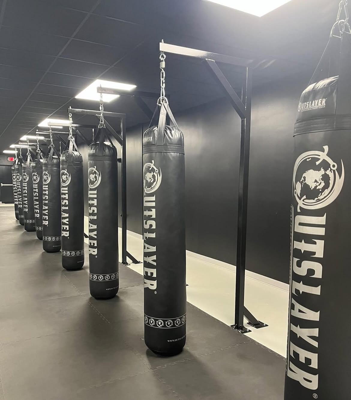 Outslayer Muay Thai Banana Heavy Bag - Black