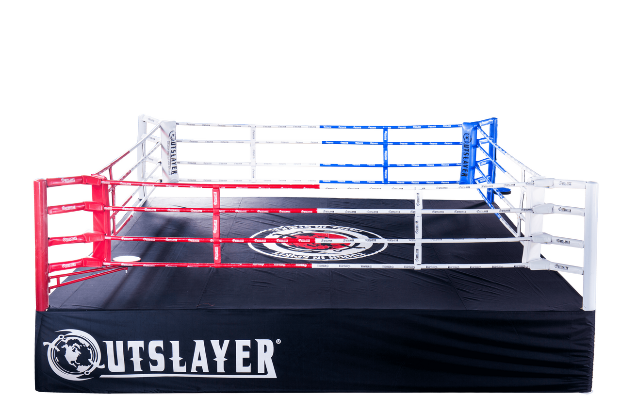 Outslayer Heavy Duty Deluxe Silent Boxing Ring, Elevated