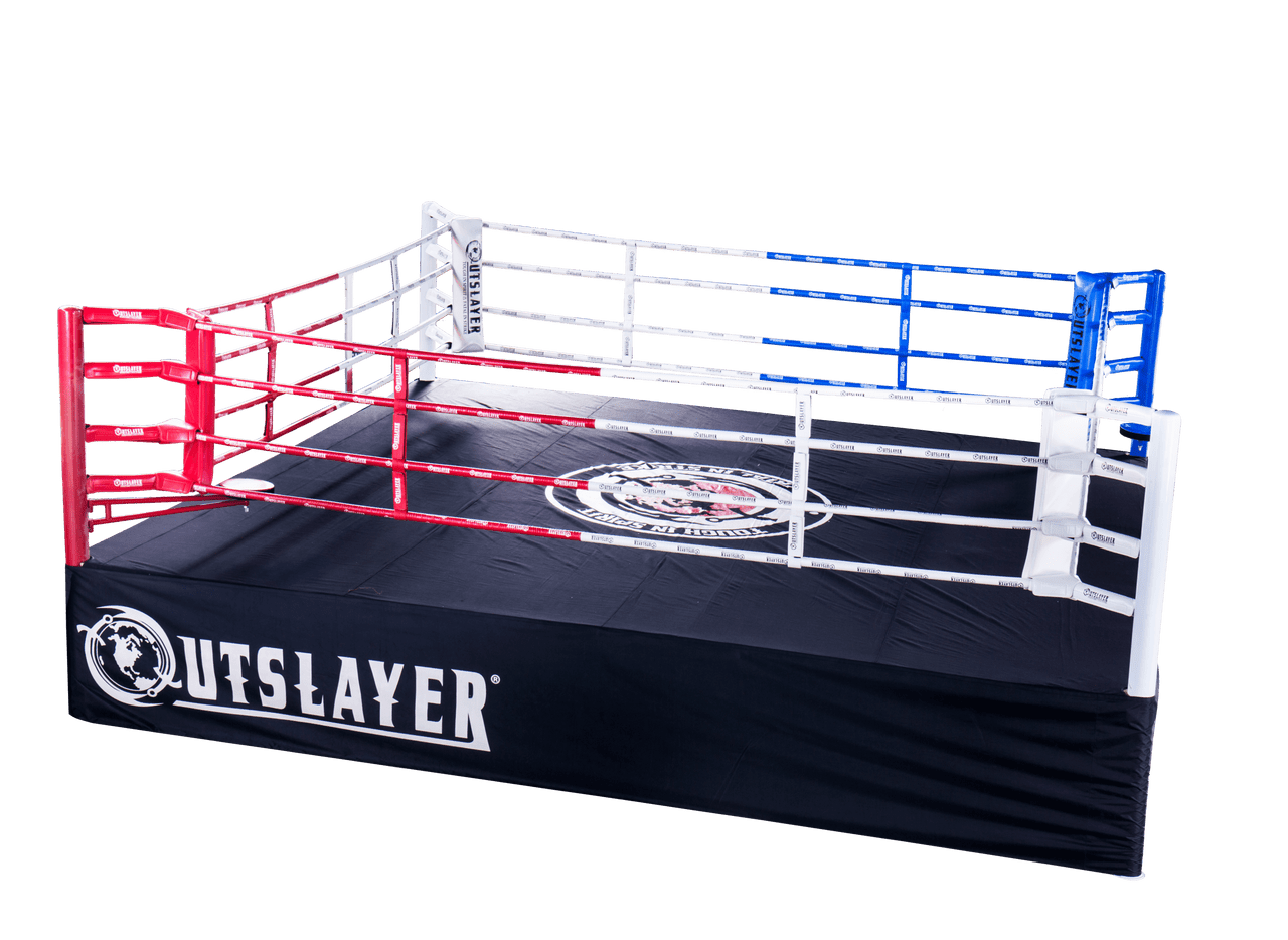 Outslayer Heavy Duty Deluxe Silent Boxing Ring, Elevated