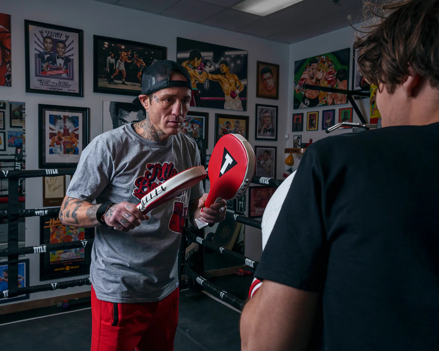 TITLE Boxing Punch Training Paddles