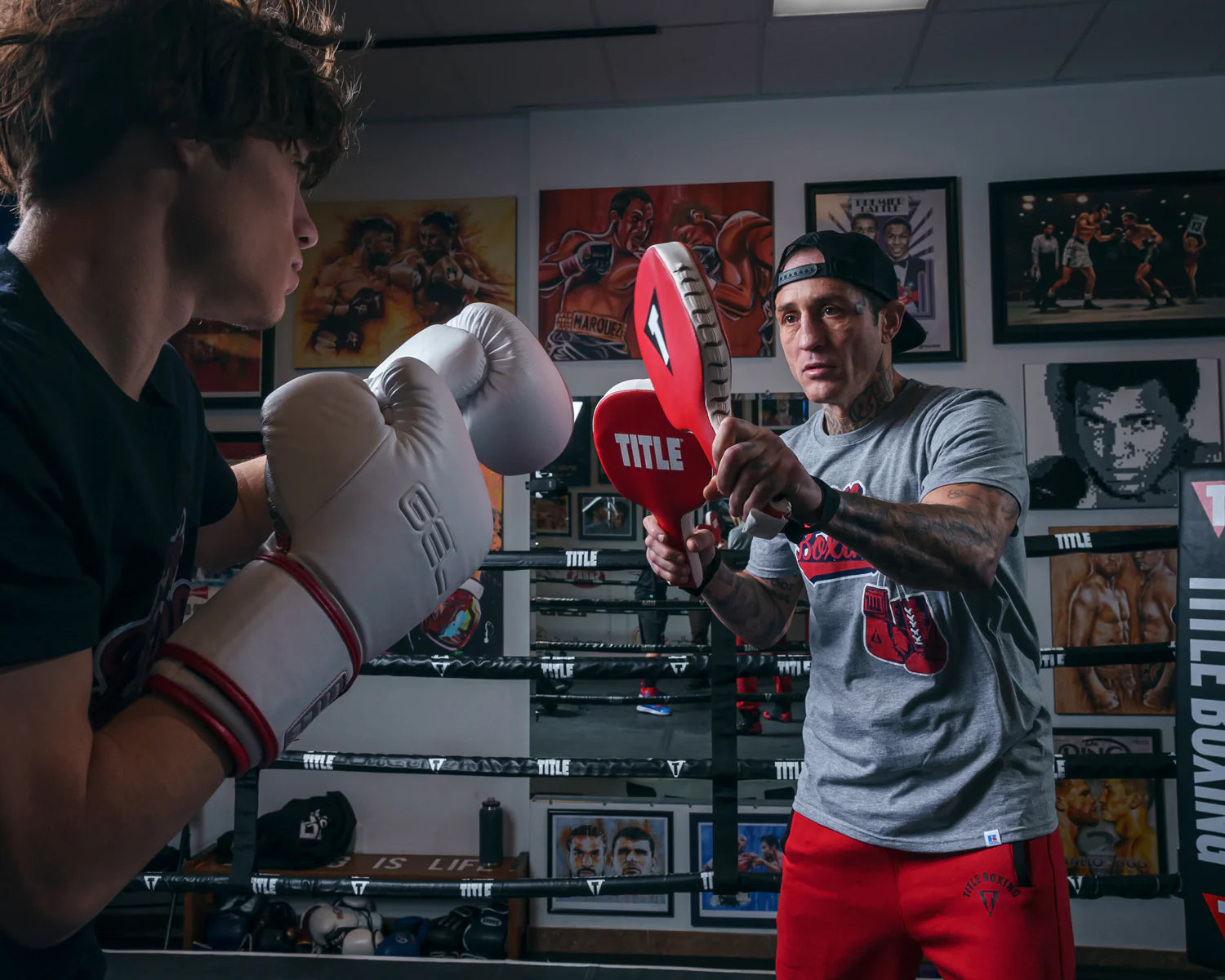 TITLE Boxing Punch Training Paddles