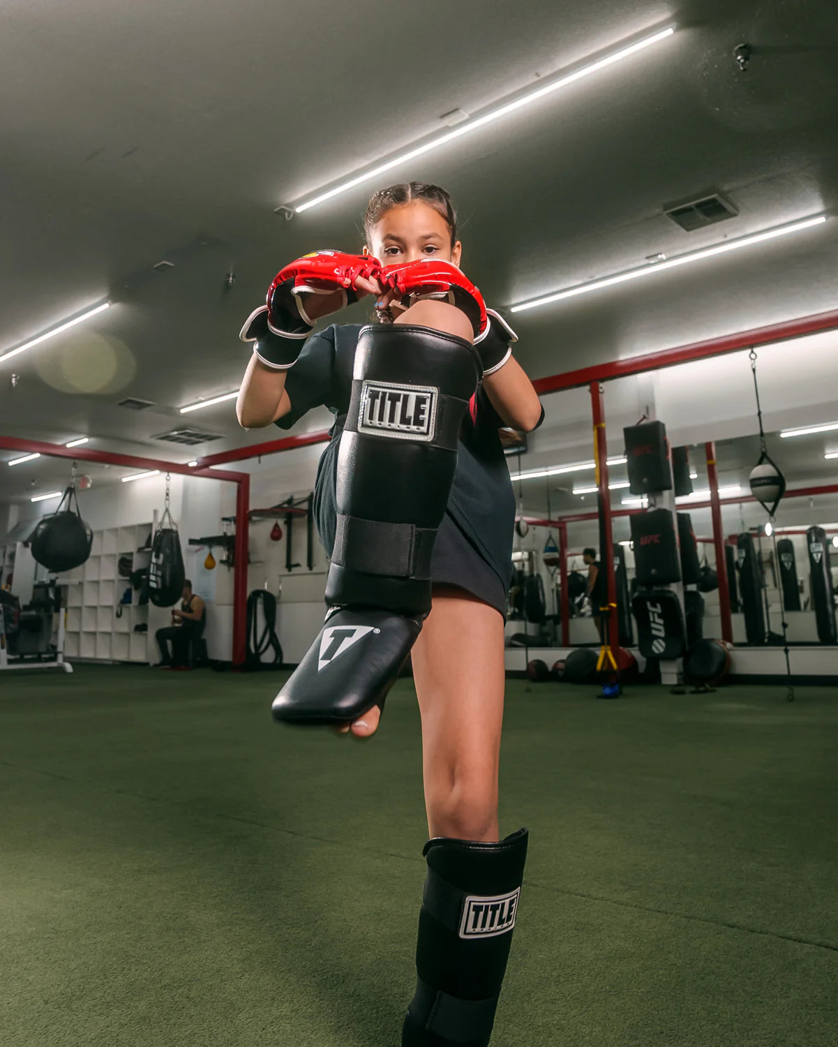 TITLE Boxing Vinyl Shin-Instep Guards 2.0