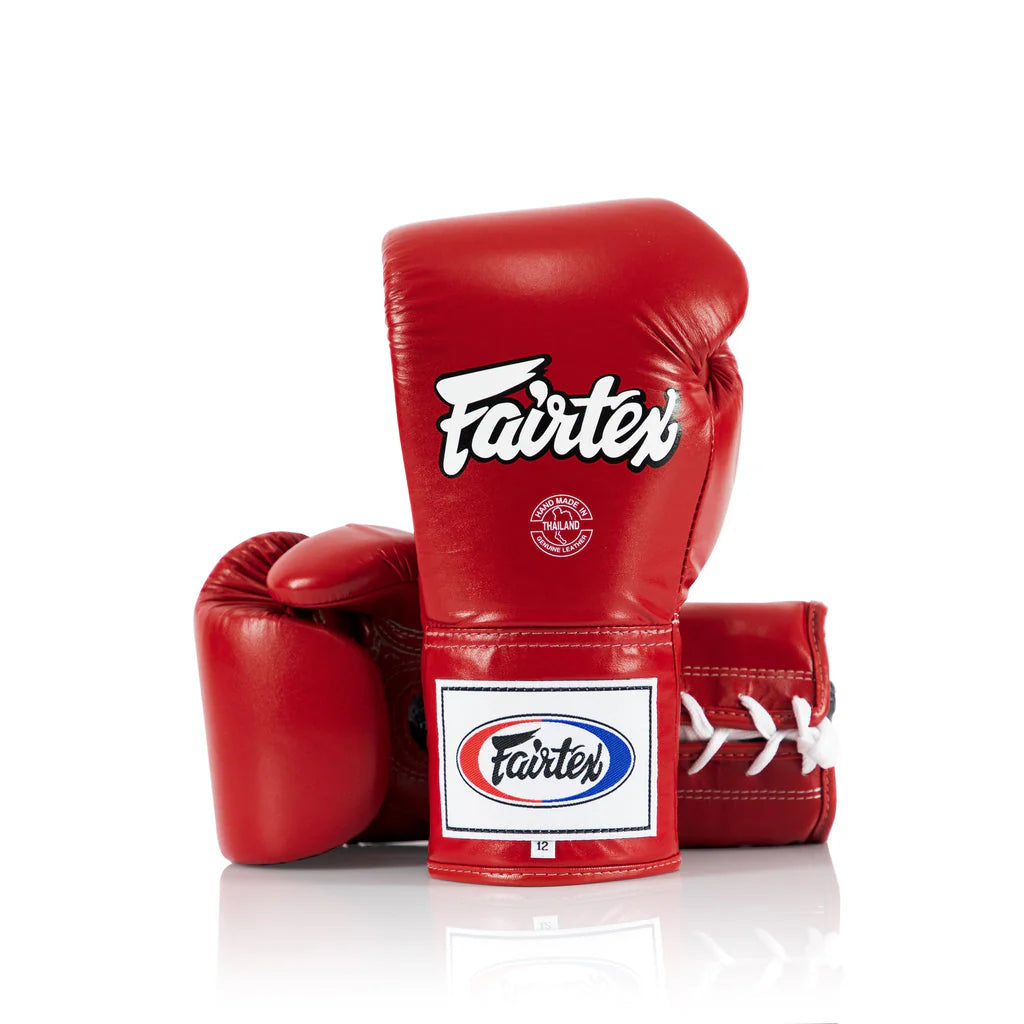 Fairtex BGL6 Pro Competition Gloves - Locked Thumb (Leather)