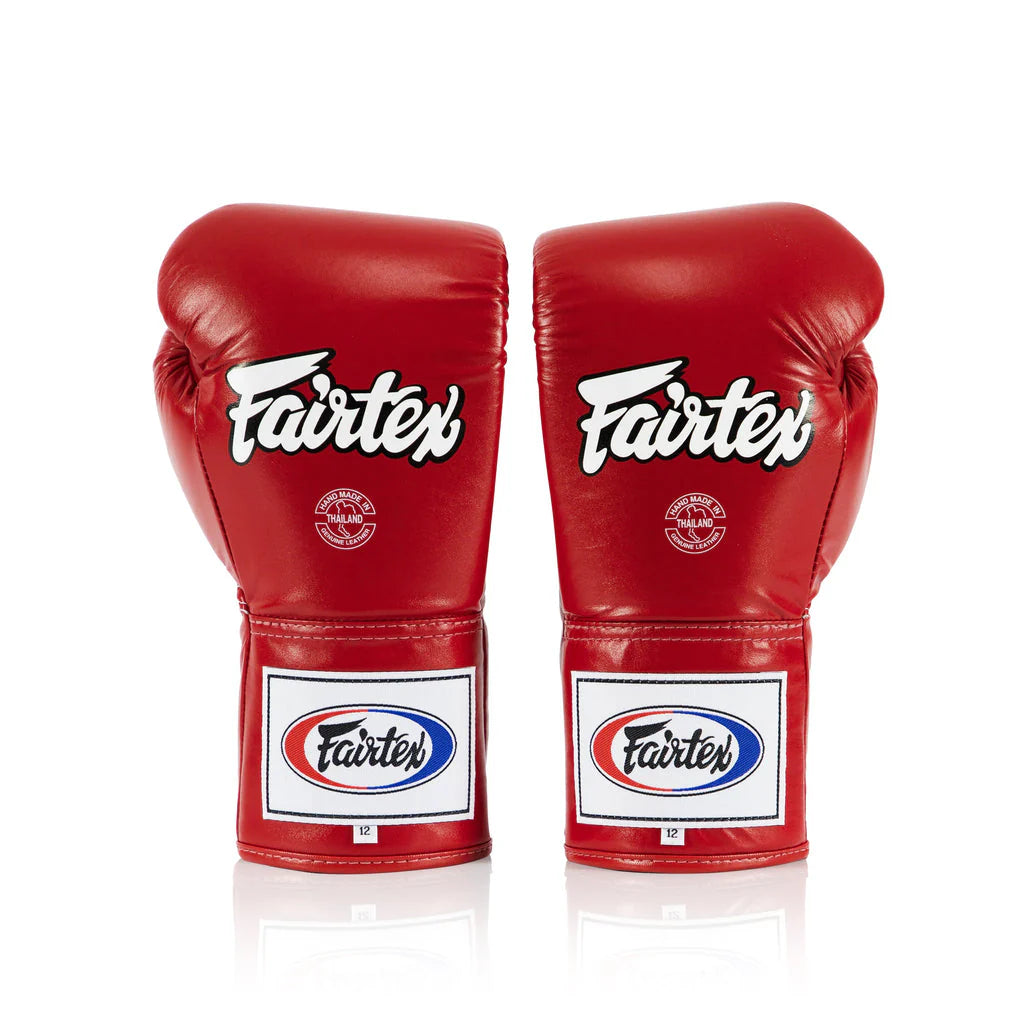 Fairtex BGL6 Pro Competition Gloves - Locked Thumb (Leather)