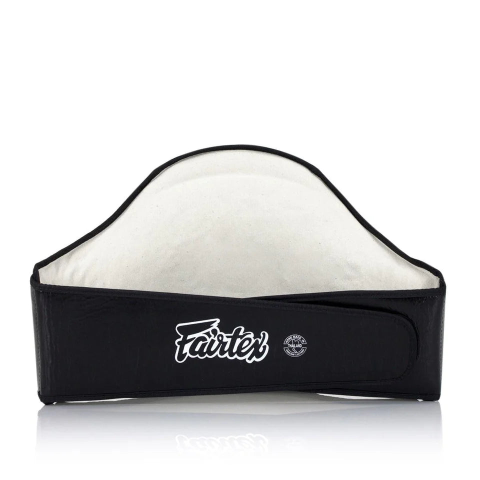 Fairtex BPV1 Standard Leather Belly Pad – Hook & Loop Waist Wrap