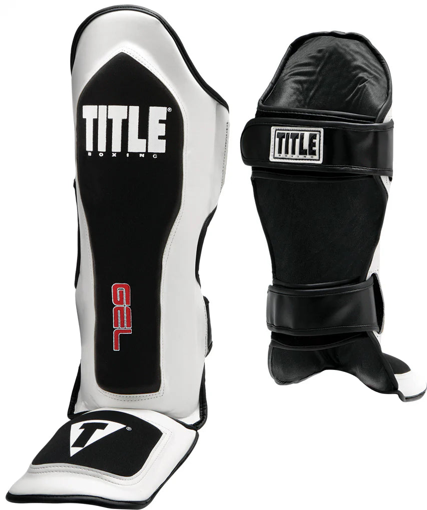 TITLE Boxing Gel Elite Pro Shin & Instep Guards - Fighters Shop