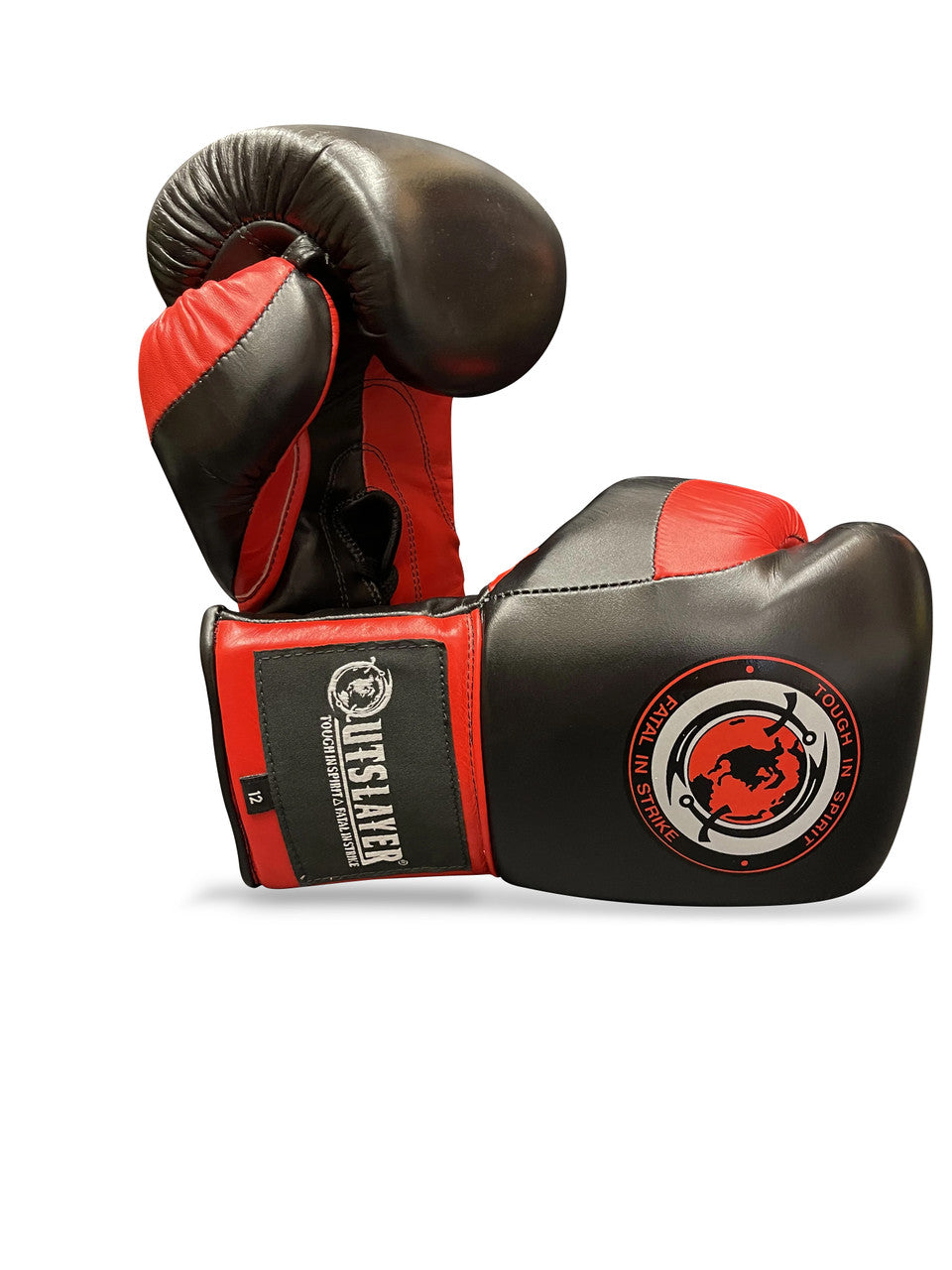 Outslayer MX Style Lace Up Leather Boxing Gloves