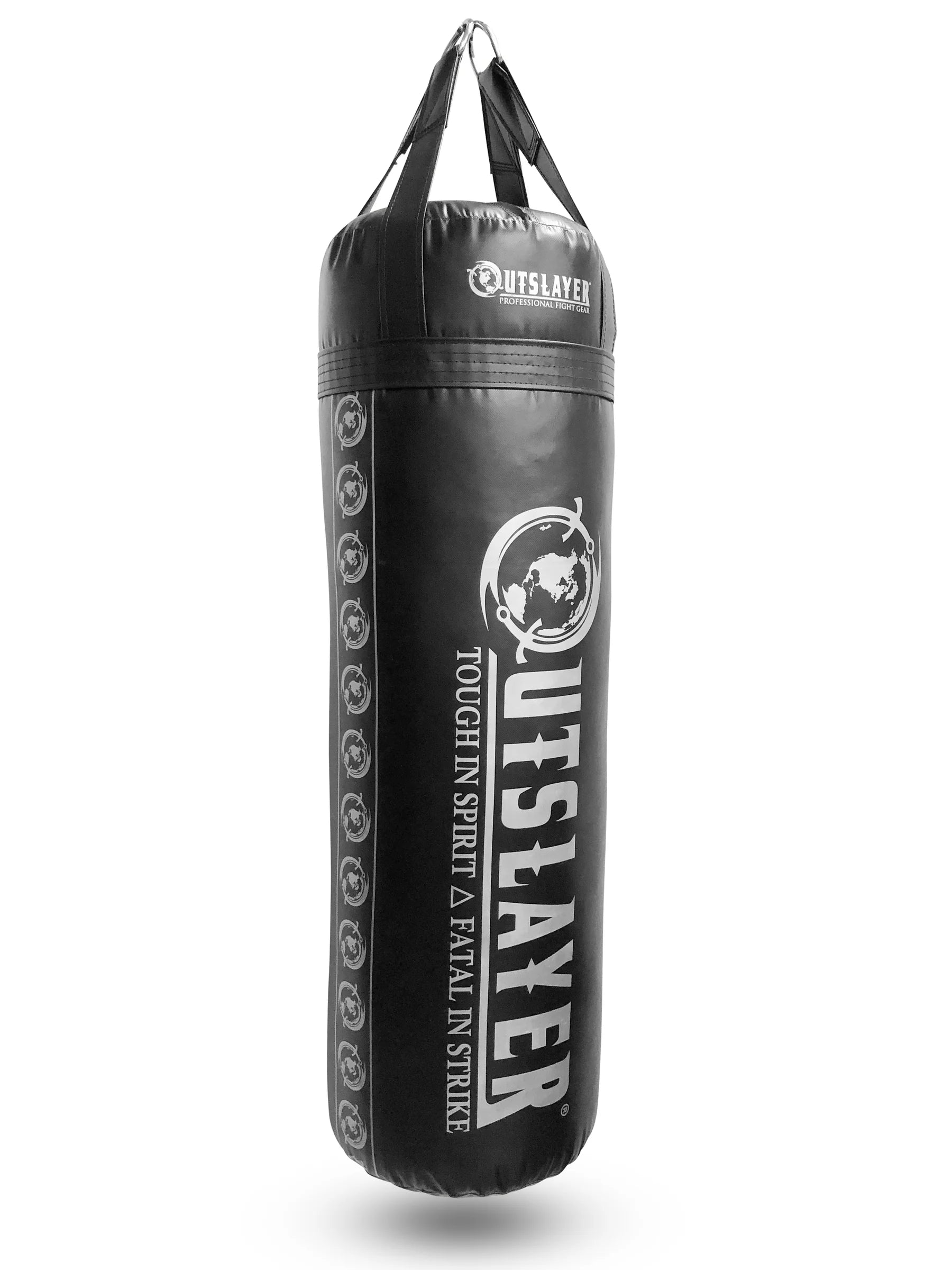 Outslayer 80 lb Boxing Bag – Full Black Finish