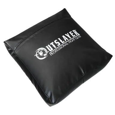 Black bag with 'Outslayer' logo on a white background