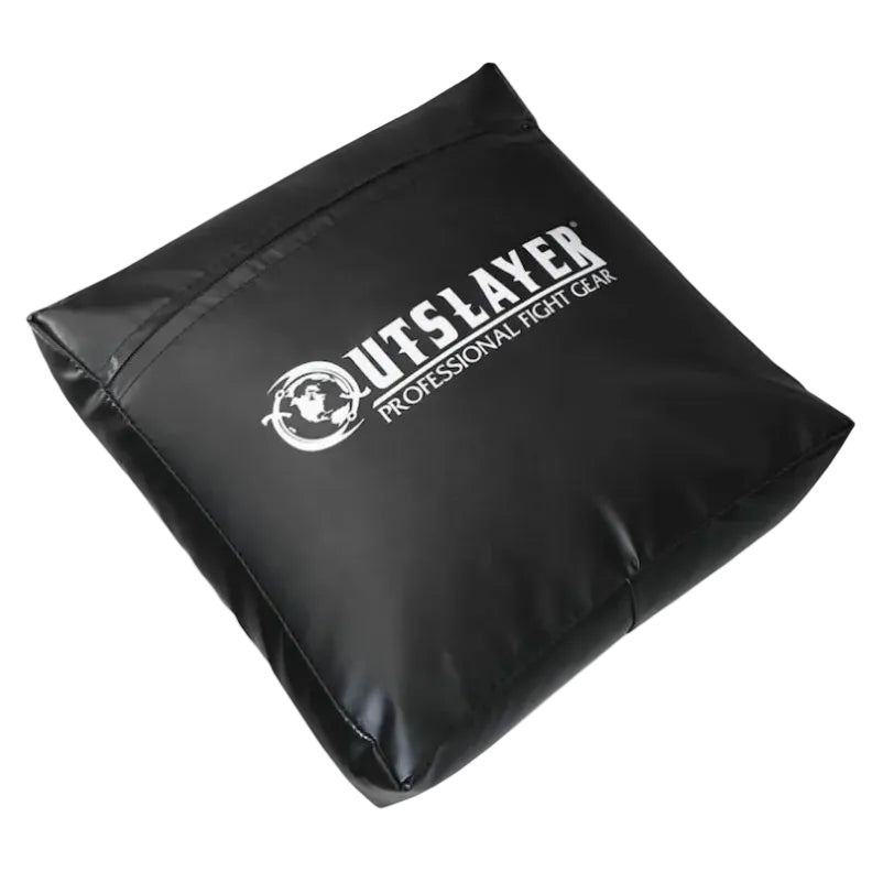 Black bag with 'Outslayer' logo on a white background