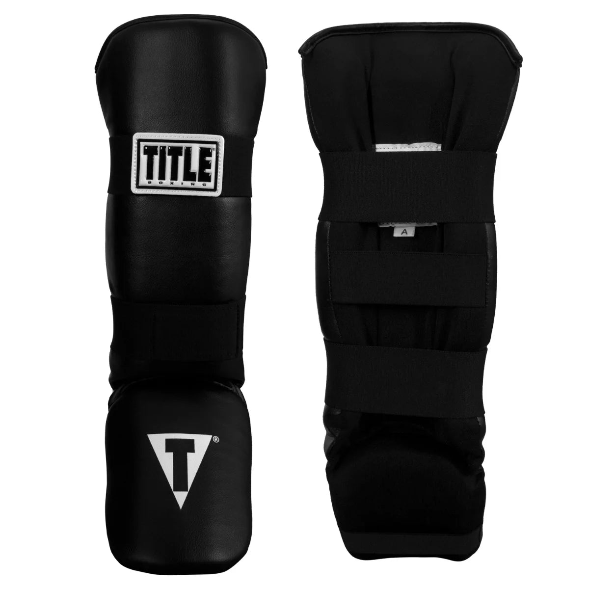 TITLE Boxing Vinyl Shin-Instep Guards 2.0