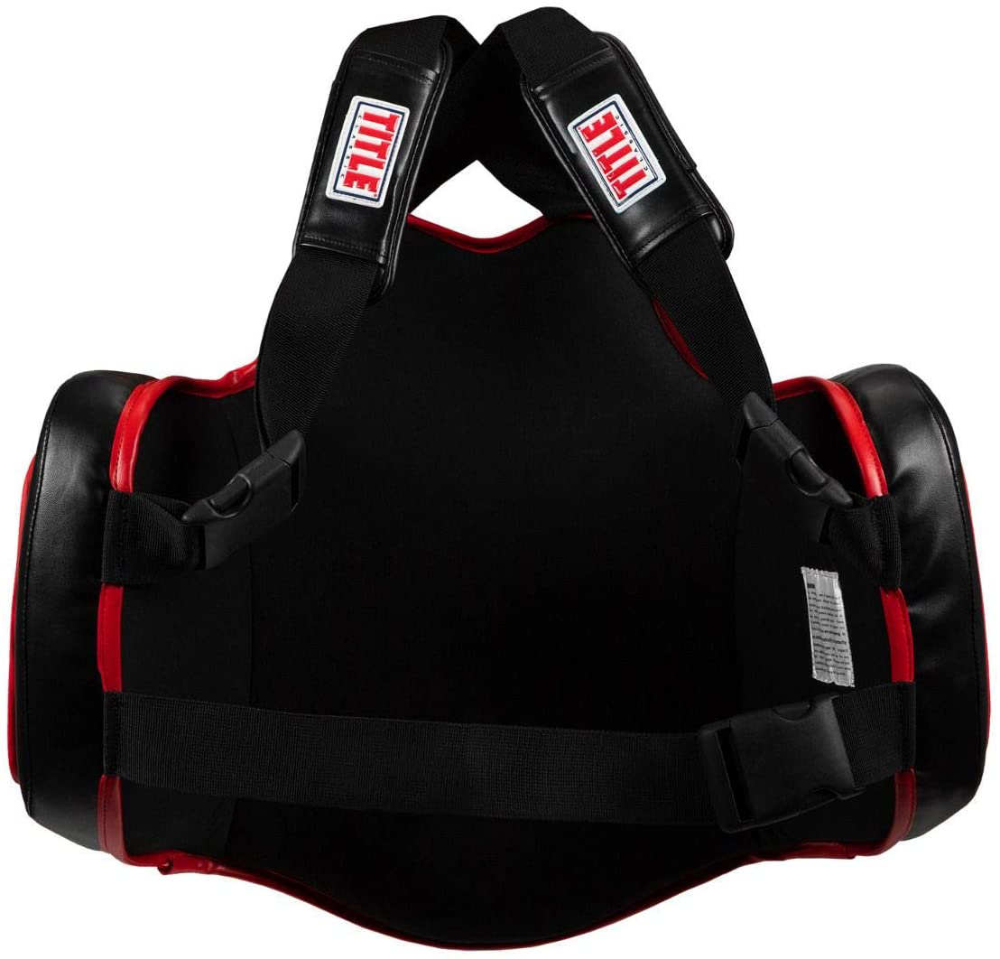 Title Boxing Classic Command Body Protector 2.0, Black/Red