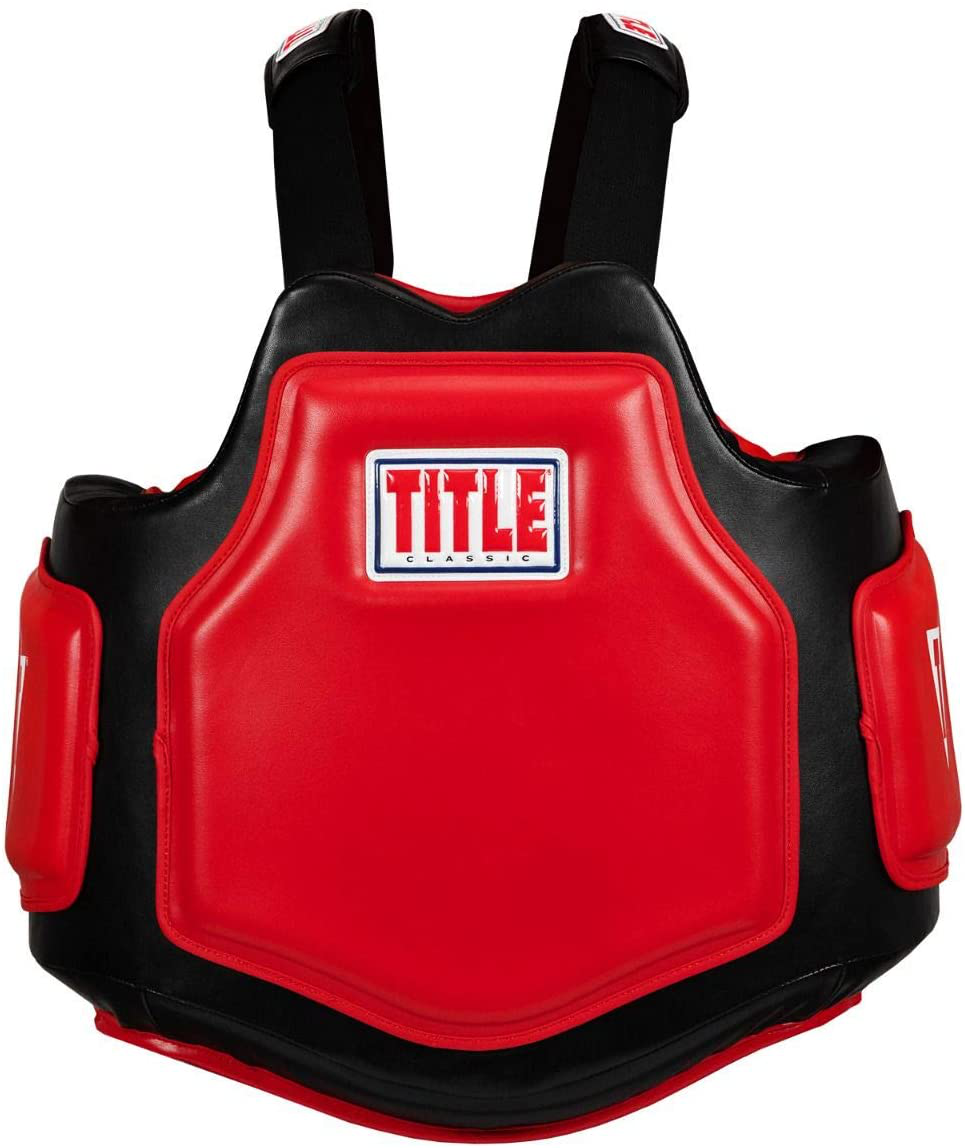 Title Boxing Classic Command Body Protector 2.0, Black/Red
